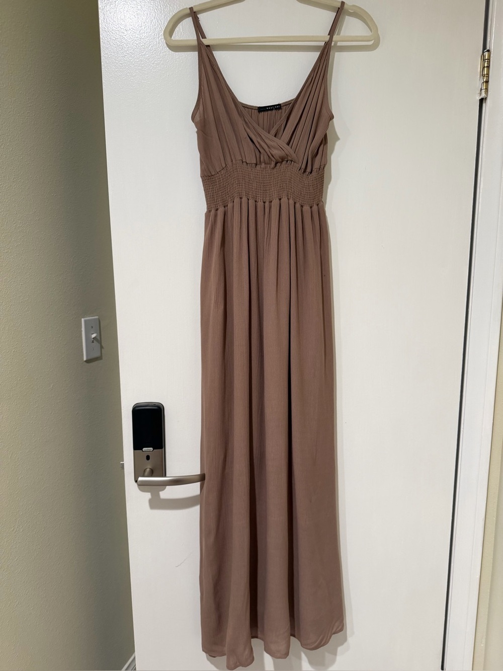 NWT Taupe Long Dress 
Size  S